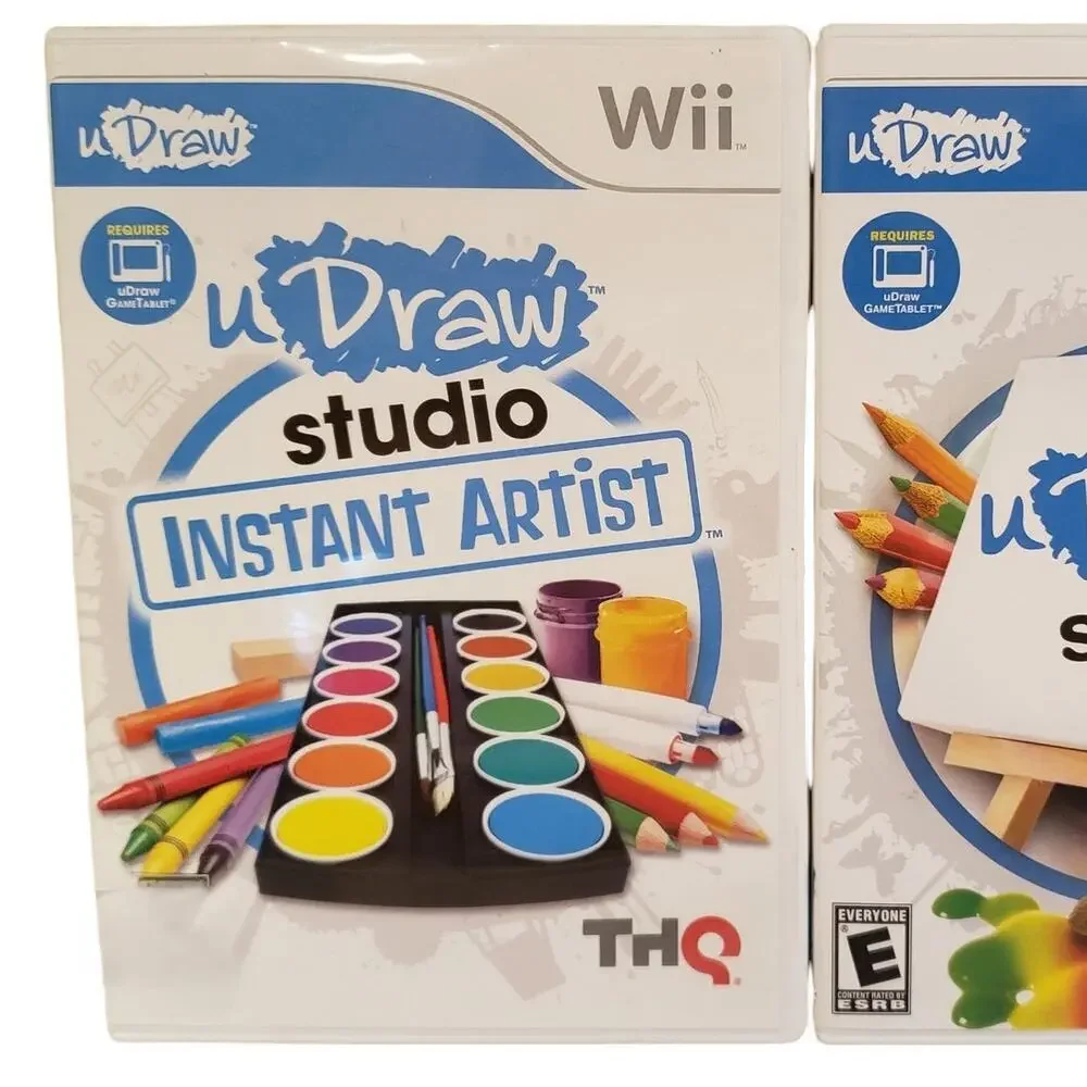 Nintendo Wii uDraw Studio and uDraw Instant Artist